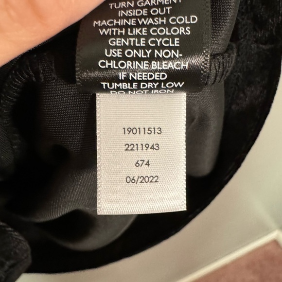 Torrid 4 Black Velvet Top - Picture 3 of 8